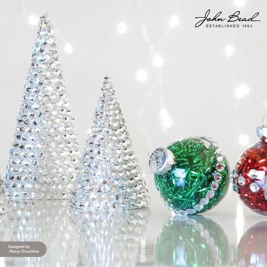 John Bead Crystal Lane SS30 Metallic Glass Round Flatback Rhinestones
